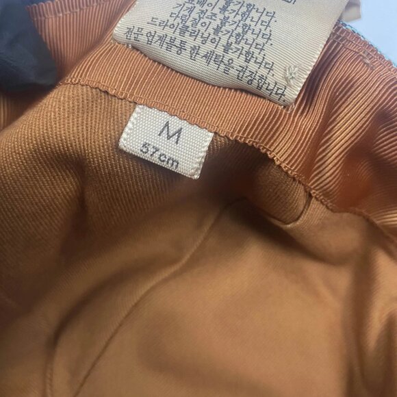 Gucci Green and Brown Monogram Hat - Picture 8 of 8